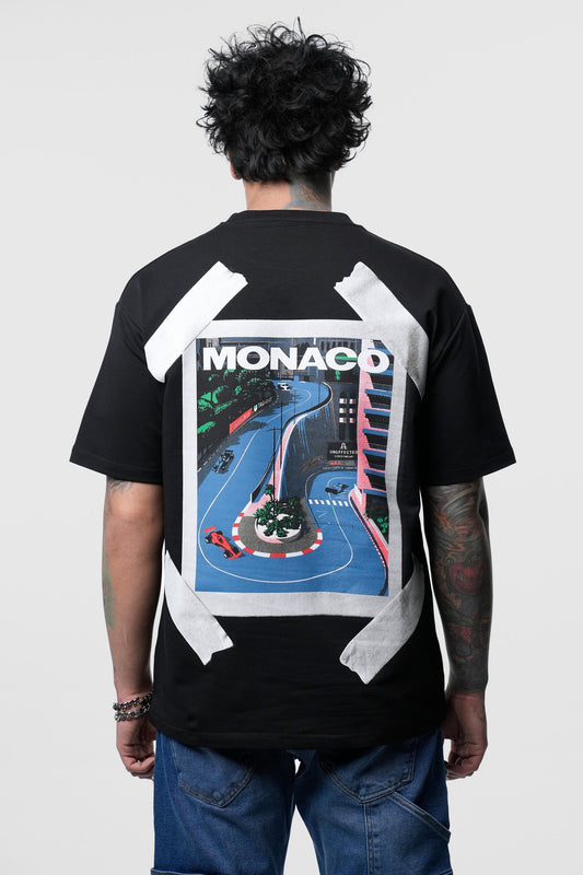 T-SHIRT - MODELE MONACO NOIR